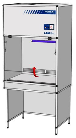 Шкаф ламинарный лабораторный ШЛ-1.2в (700х750х2150)